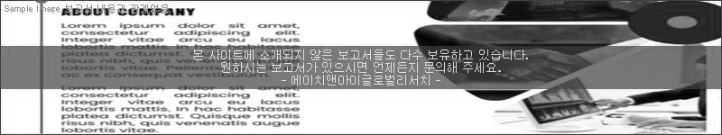 조사 보고서 이미지