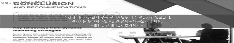 조사 보고서 이미지