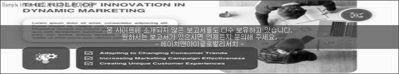 조사 보고서 이미지